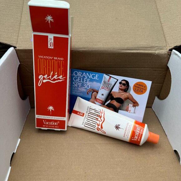 Vacation Beauty Orange Gelée SPF 30 Sunscreen Gel, BNIB - Picture 7 of 12